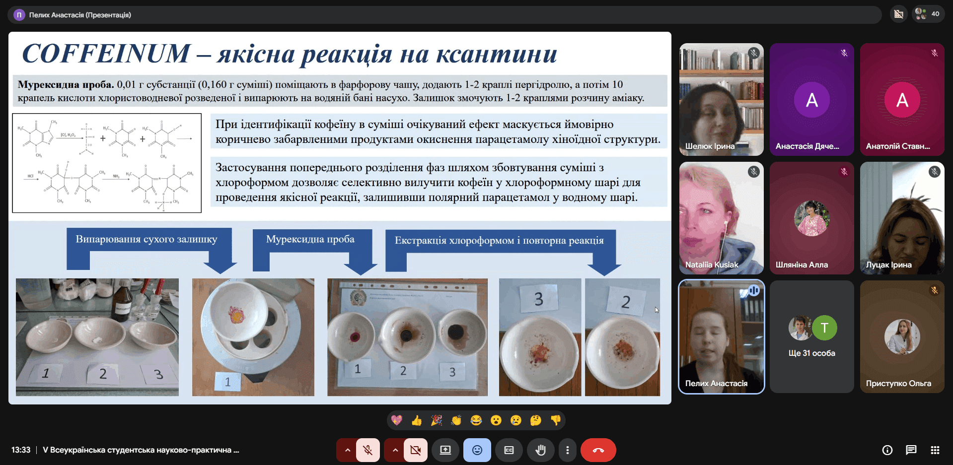 V Всеукраїнська студентська науково-практична конференція «Хімія і технології: теоретичні та практичні аспекти»